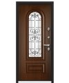 Дверь входная с терморазрывом 60 COTTAGE 02 - ФМ Красное дерево