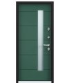 Дверь входная с терморазрывом 60 COTTAGE 03 - ЛКП Зеленый изумруд SNG-3