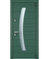 Дверь входная с терморазрывом 60 COTTAGE 04 - ЛКП Зеленый изумруд