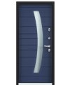 Дверь входная с терморазрывом 60 COTTAGE 04 - ЛКП Синий сапфир SNG-4